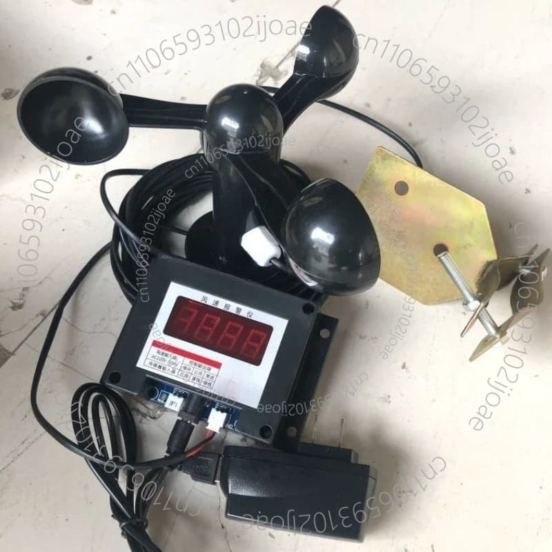 Tower Crane Anemometer Wind Speed Meter for Construction Site Marine Navigation Weather Wind Gauge