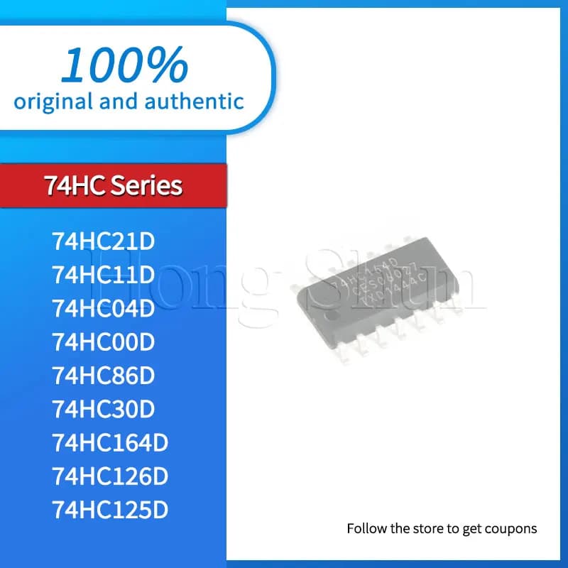 5 pieces/batch 74HC164D Phone case 74HC126D 74HC21D 74HC125D 74HC11D 74HC04D 74HC00D 74HC86D 74HC30D