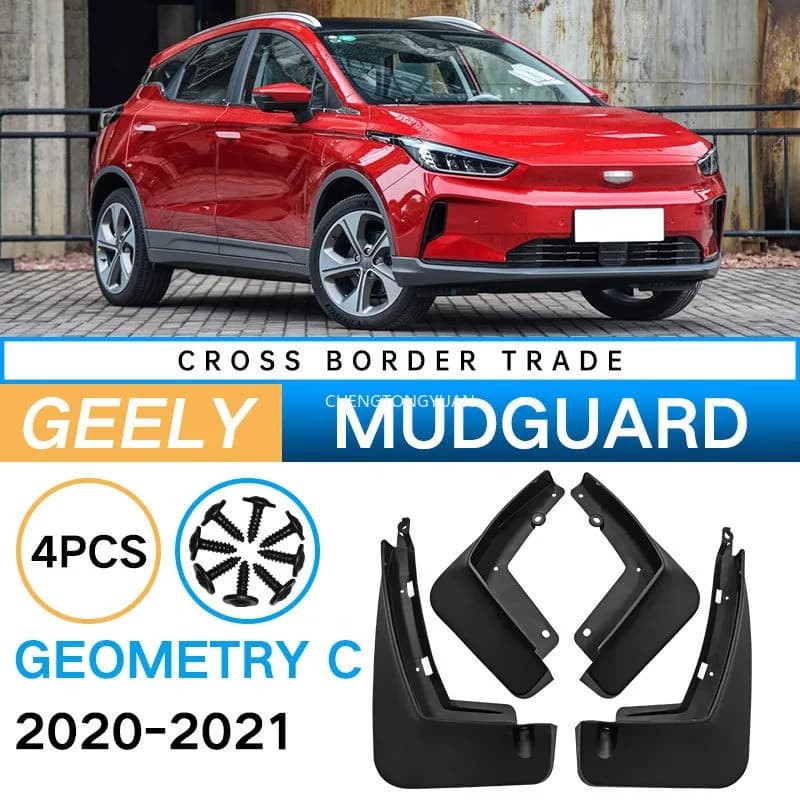 ABS For Geometry C Geely Geometry M6 2025 - 2019 Accessories Mud Flaps Front Rear Splash Guards Fender 2020 2021 2022 2023 2024