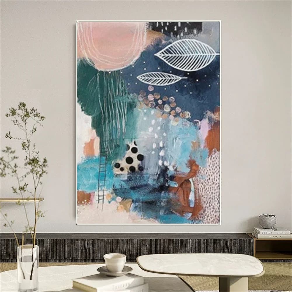 100% Hand Painted Golden Abstract oil Picture Canvas Paint  Art Wall Decoration Mural For Home Living Room Decor