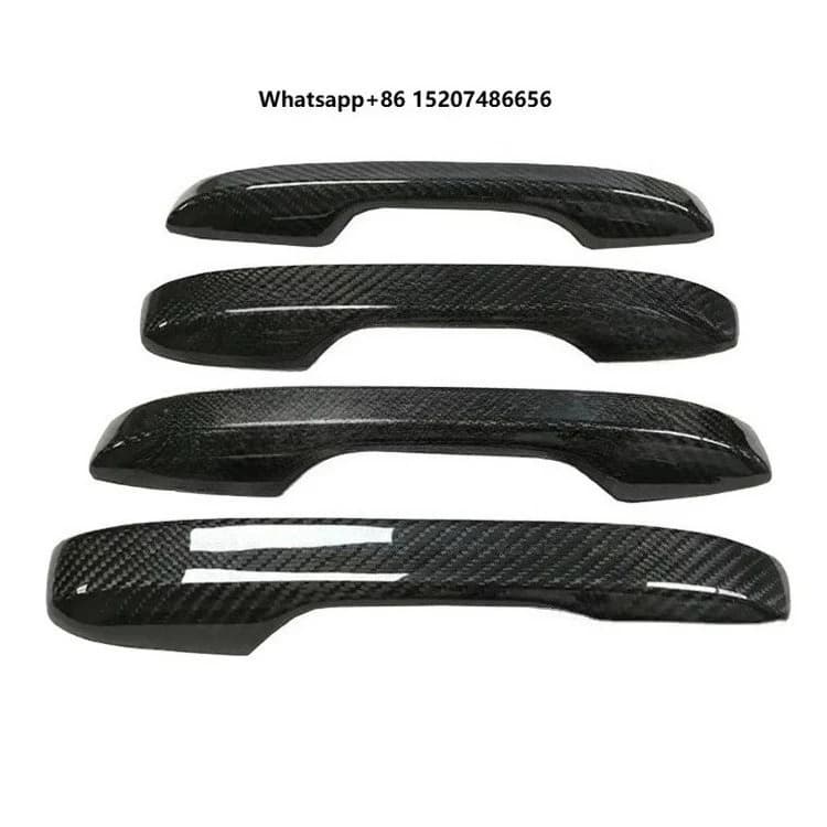 Dry Carbon Fiber Door Handle Cover for 2022-2023