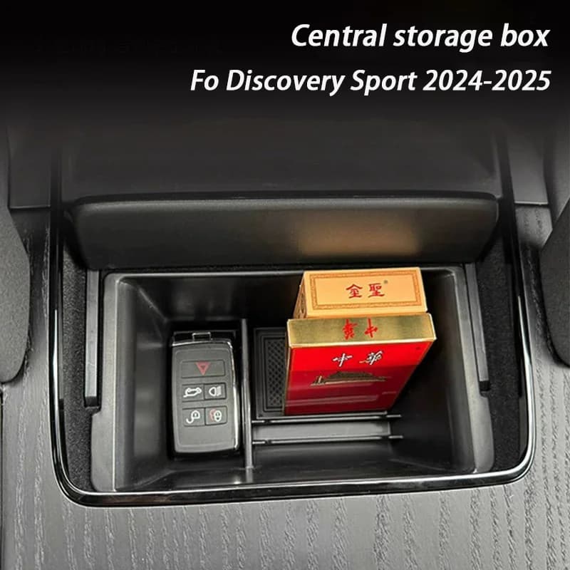 Car Central Storage Box Water Coaster Armrest Box Storage Box For Land Rover Discovery Sport 2024 2025