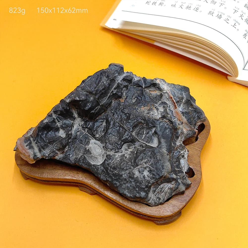 Asian Reiki Natural Stone Healing Home Landscape Decoration Rough Meditation Gift for Men - Cadeau Homme