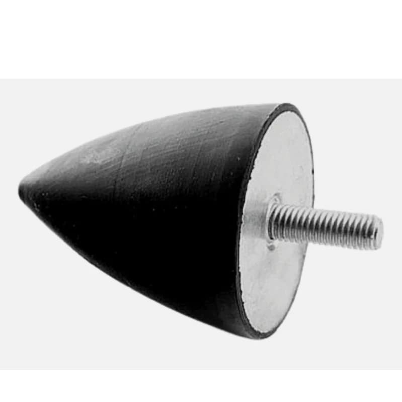Thread Rubber VP M6 M8 M10 M12 Cylindrical Shock Absorber Isolator Mount Female Vibration Bobbin Damper Rubber Mounting Feet