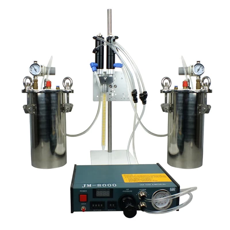 Two-Component AB Glue Dispensing Machine Double Cylinder Suction Back Diaphragm 1-Year Industrial Automation Machinery For