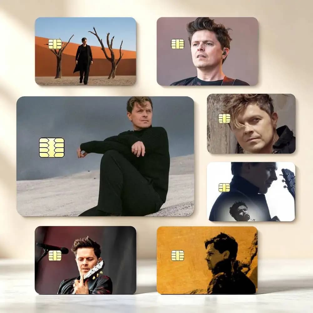 Singer Michael Patrick K-Kelly High‑Res Game Chip Decals Credit Card Mini Waterproof Vinyl Ornament Useful Gift