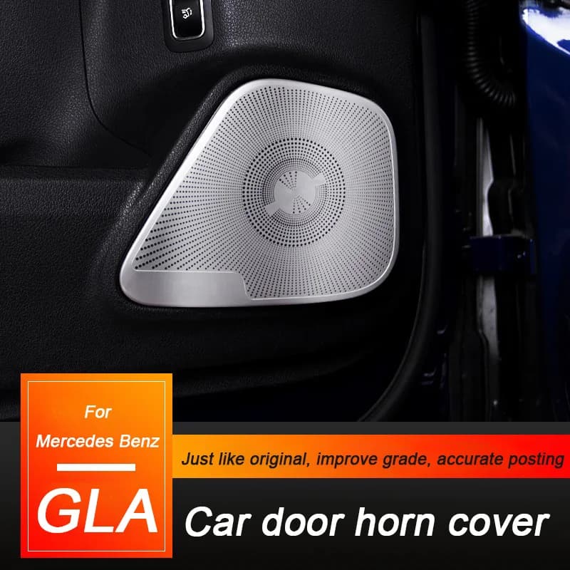 For Mercedes Benz GLA H247 2020 2021 2022 2023 2024 2025, Car Dashboard Tweeter Horn Cover Trunk Door Audio A-pillar Speaker
