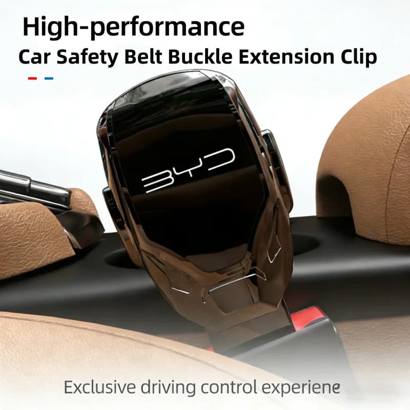 For BYD Atto 3 Yuan Plus Han Tang EV F3 E6 Dmi Song F0 Qin Pro G3 Ea1 Car Safety Belt Extension Plug Buckle Seatbelt Clip Adjust