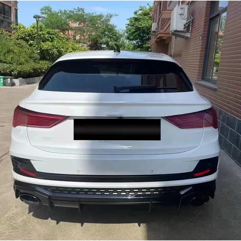 2019+ Q3 SQ3 to RSQ3 Car Bumper Body Kit Front Bumper Rear Diffuser Exhaust Pipe Grill - Complete Exterior Modification Set