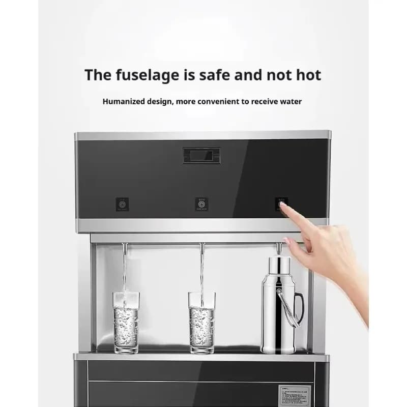 Energy Saving Reverse Osmosis Stainless Steel Water Dispenser Touch Screen School Factory Stepper Drinking Machine