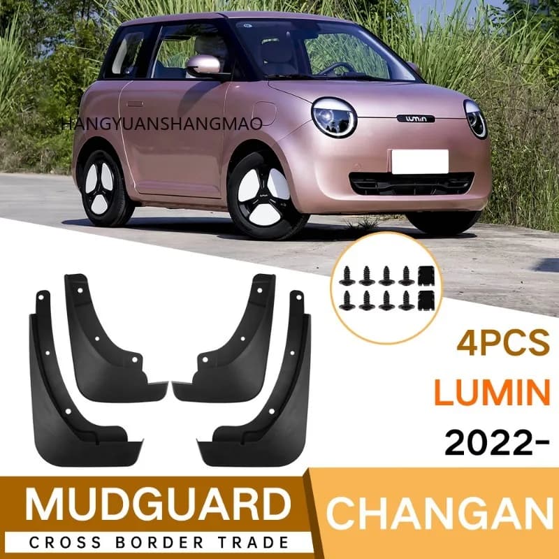 For Changan Lumin 2022-2024 Mudguards Fenders Black ABS Material Auto Tire for Protection Vehicle Exterior Styling Accessory