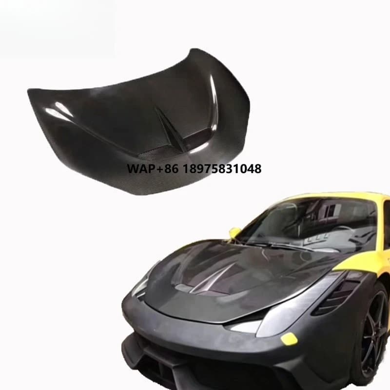 Dry Carbon Fiber Hood for  Speciala 458, New Mode