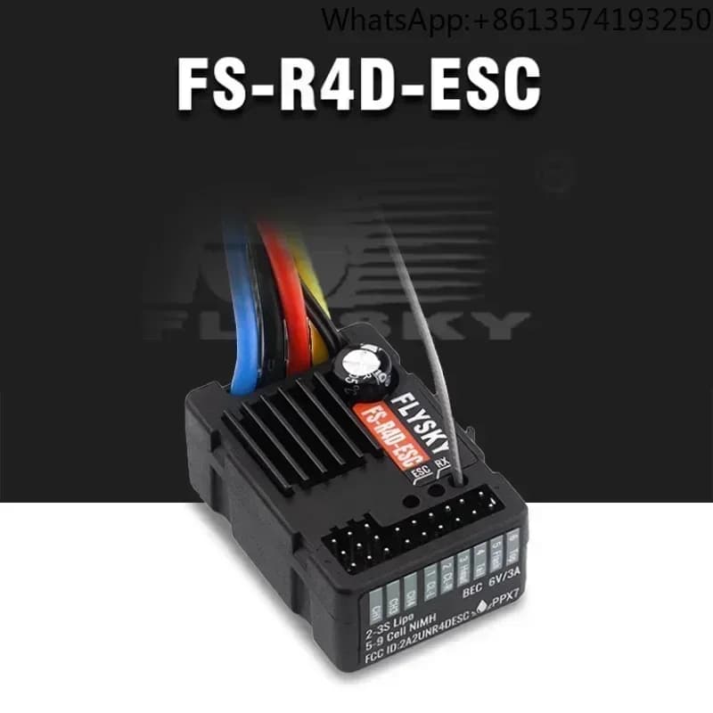 FlySky FS-R4D-ESC built-in electrically adjustable light control bidirectional receiver for G7P/MG7 remote control