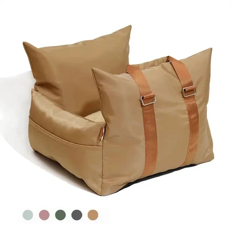 Dog Car Seat Bed Soft Dog Bed Travel Pet Tote Bag Pet Car Booster Seat