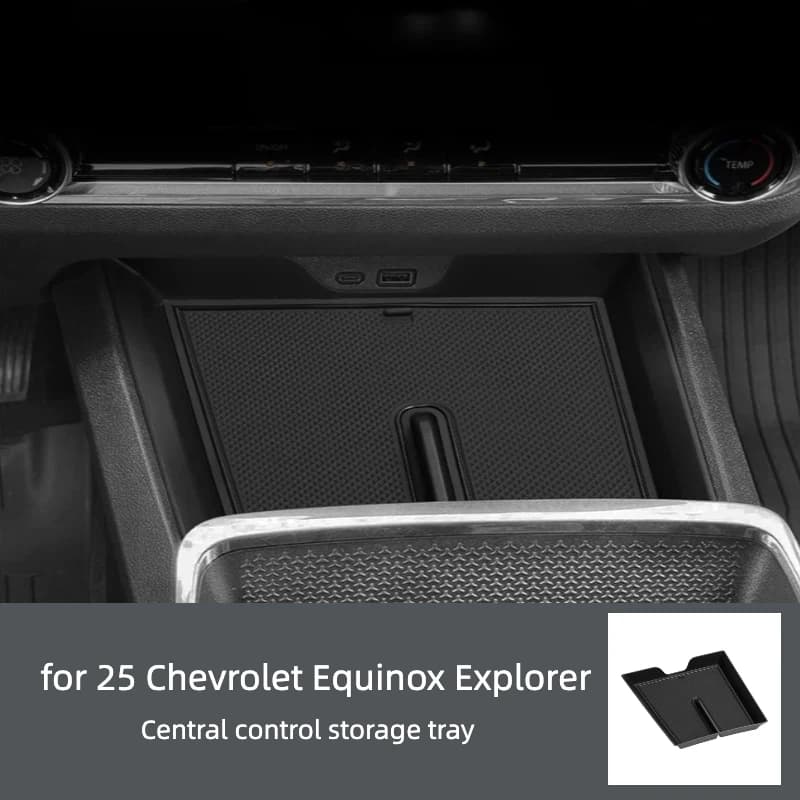 Suitable for 25 Chevrolet Equinox Explorer central control pallet truck storage box car interior storage box