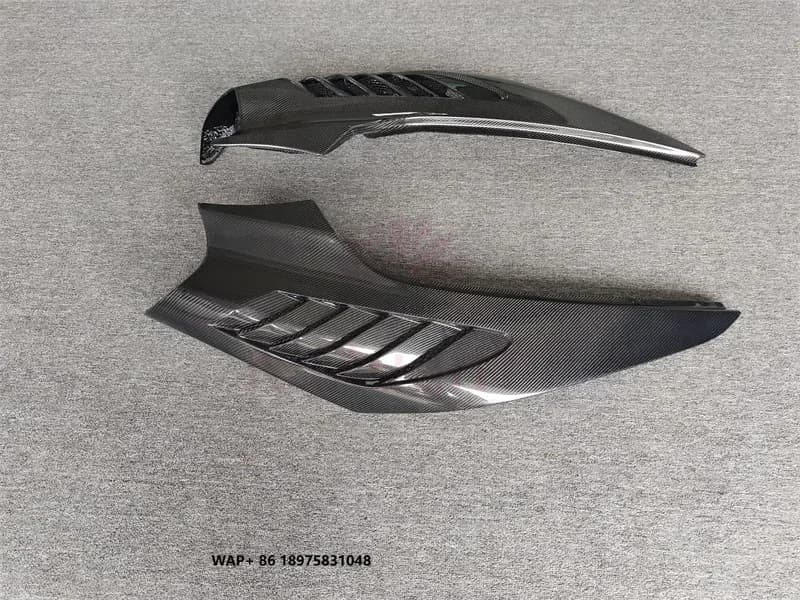 Used for Upgrading the 720S Fender Carbon Fiber Vent V-style Car Fender Mudguard Body Kit