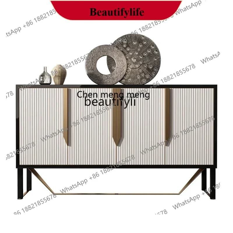 D178 Y CXH American Lobby Curio Cabinet Modern Sideboard Cabinet Light Luxury Home Hallway Italian Locker