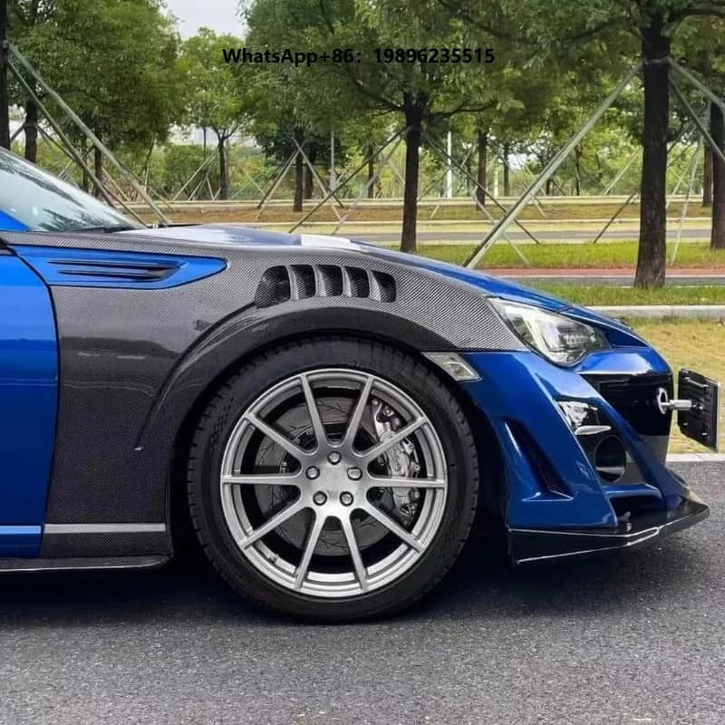 Carbon Fiber Parts Car Front Side Carbon Fiber Fenders for  GT86 FT86 2013 2014 2017 2019