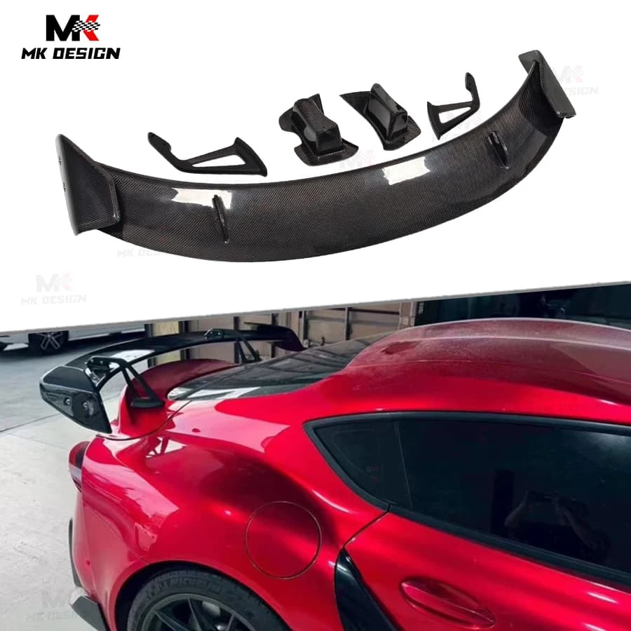 Carbon Fiber A Style Rear Wing for Toyota GR Supra A90 A91 2019-2024 Rear Trunk Lip Spoiler Wing Car Accessories