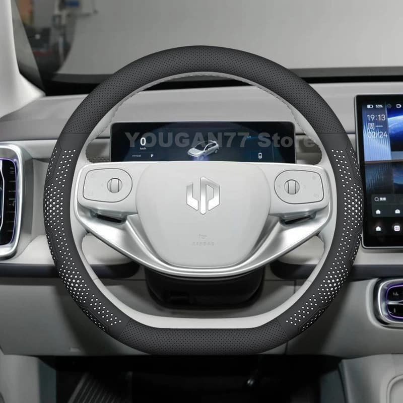 Leather Car Steering Wheel Cover For Leapmotor B10 2025 Ultra Thin Covers For Covers Auto interior Leapmotor B10 Accessories