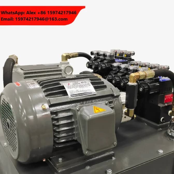 Hongda High New 3KW Feeder Hydraulic Power Unit Complete Hydraulic Station For Production Automation Equipment Cast Iron