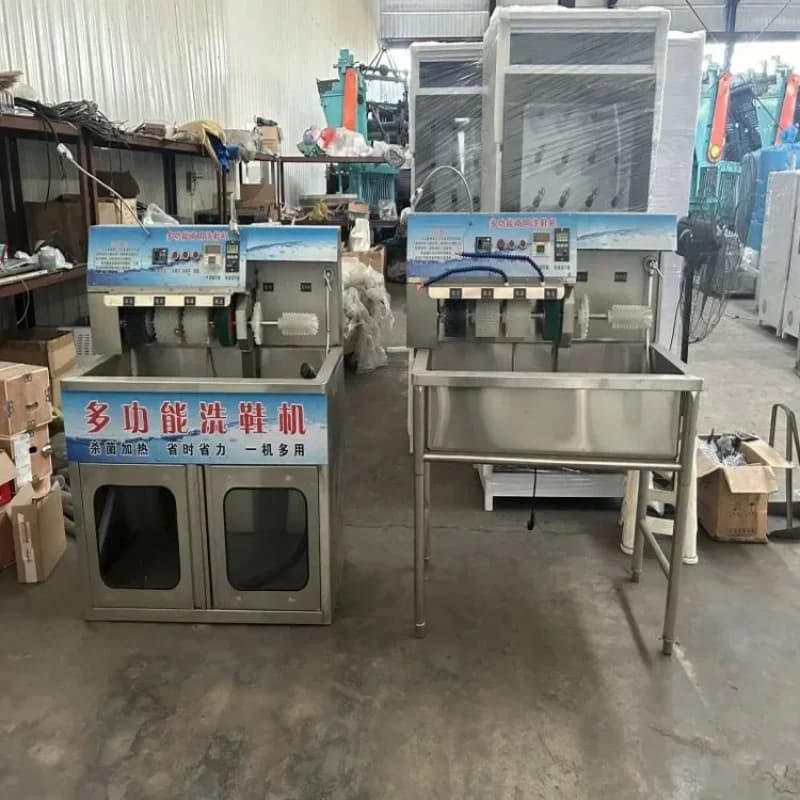 New Upgr Version  Semi Automatic Commercial Shoe Washing Hine Sale