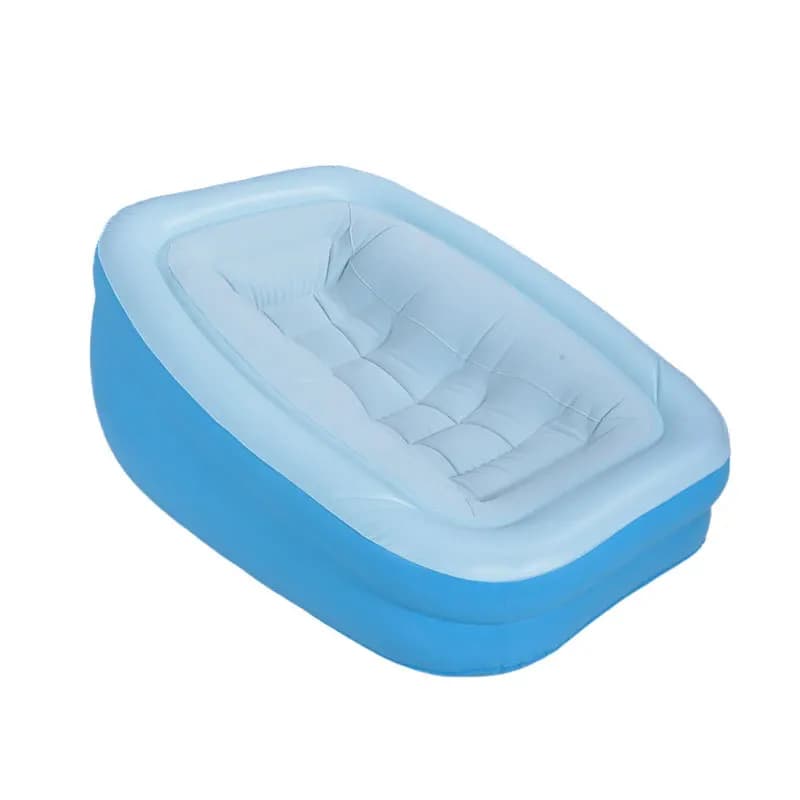 New PVC Velvet Automatic Inflatable Sofa Outdoor Camping Lounger Foldable Lazy Couch