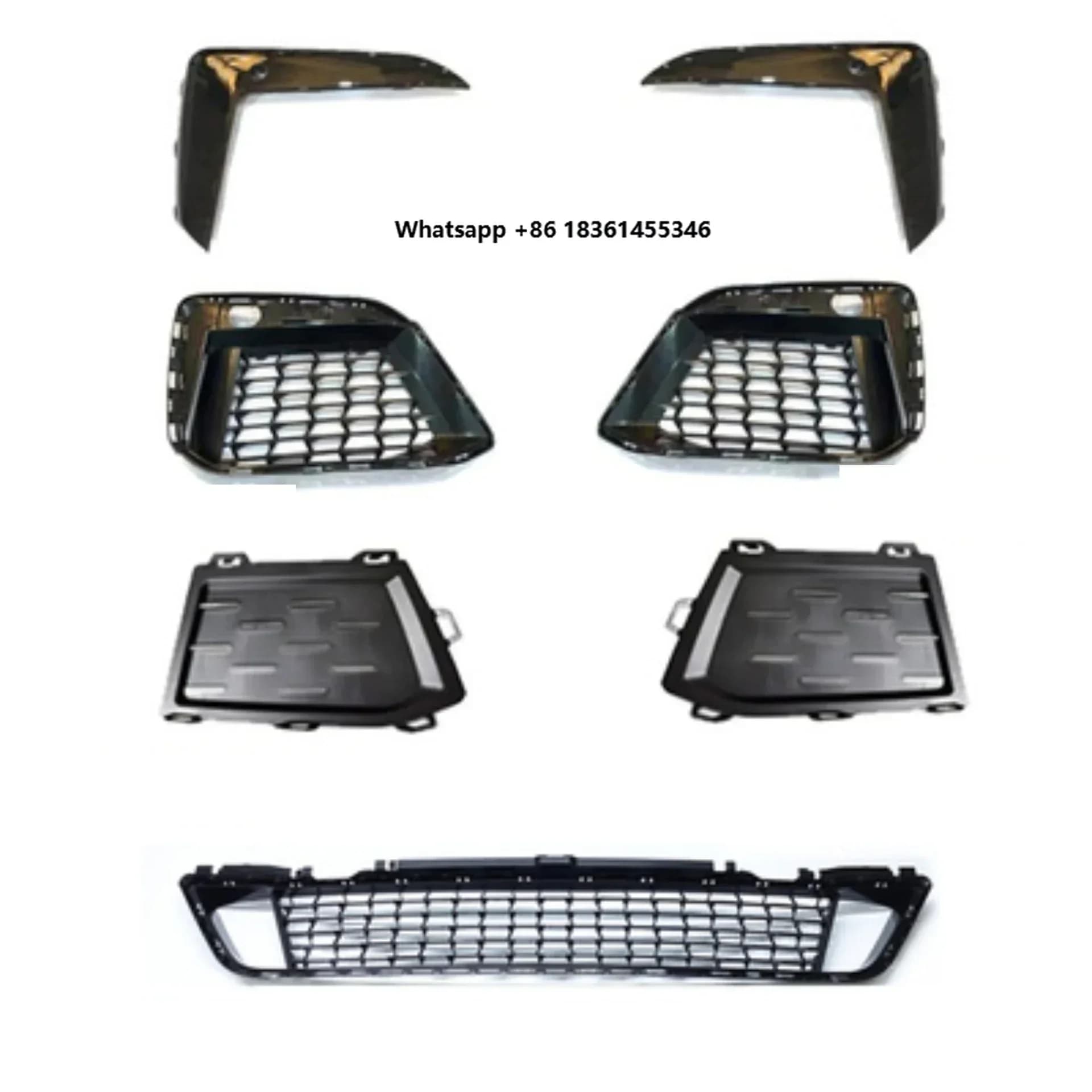 Front Bumper Grille for  5 Series G38 525 530 Fog Frame Trim Car Accessories