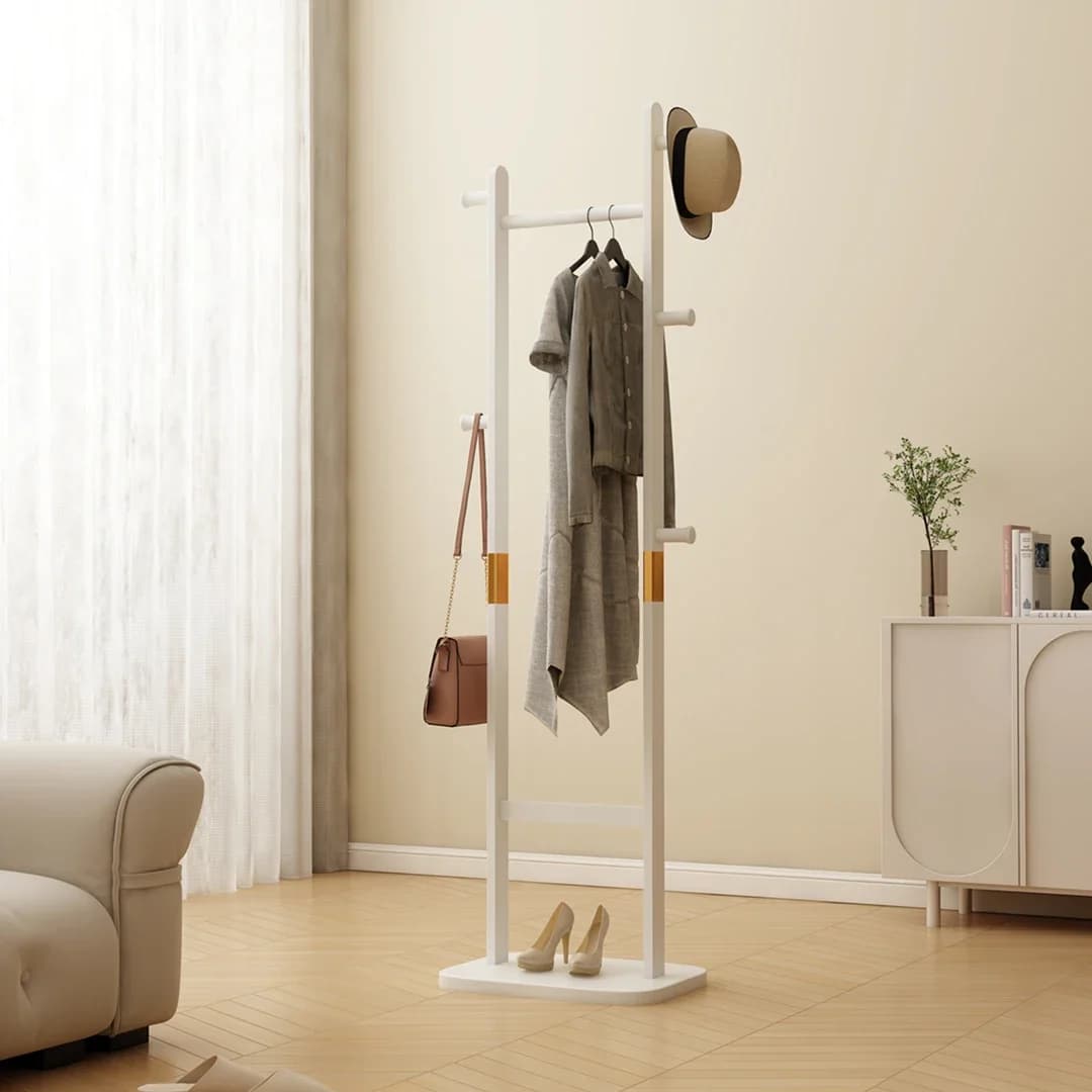 Durable Home Hanger Pole Standing Coat Rack Multipurpose Clothes Hanging Rack Furniture Perchero Ropa De Pie Luxury Furniture
