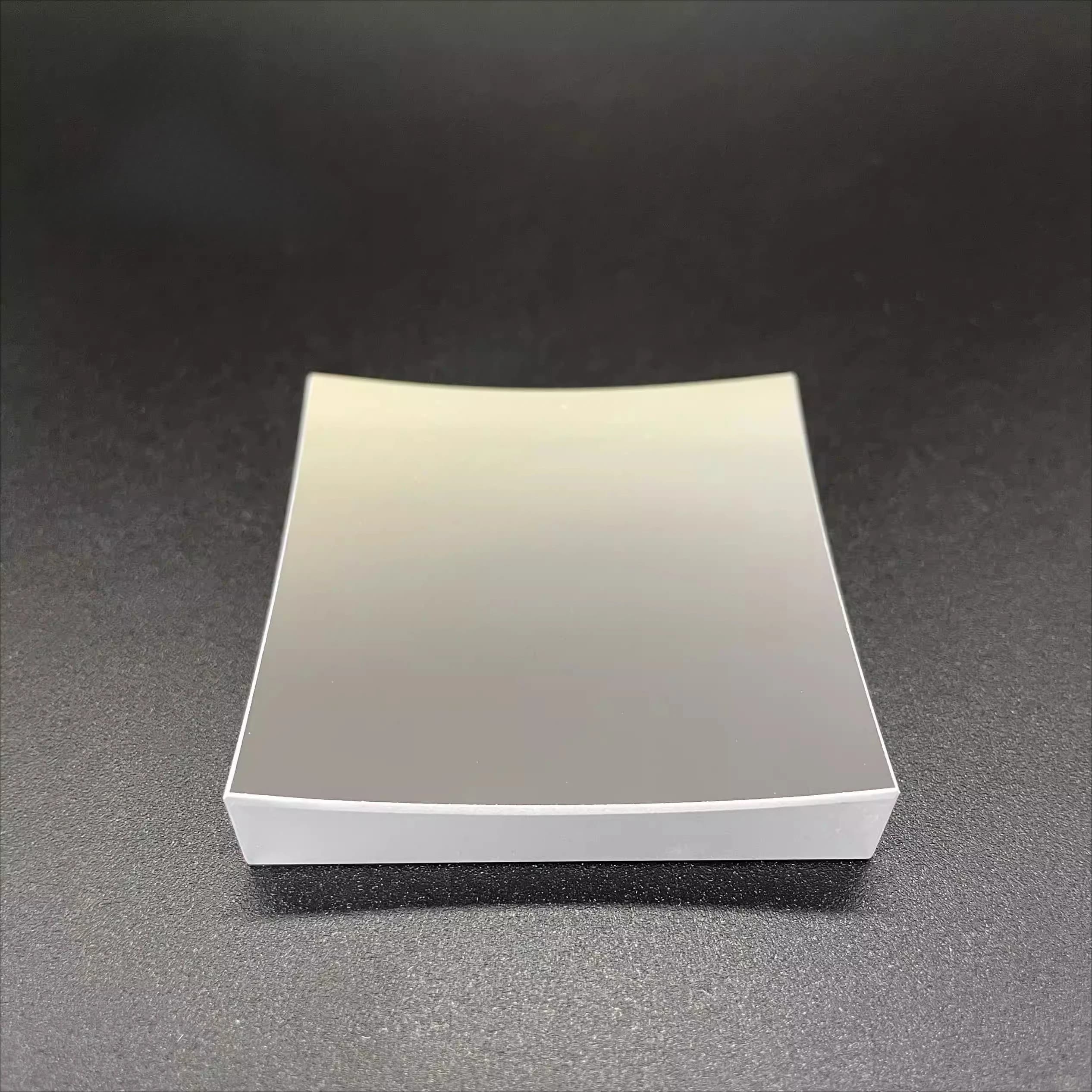 K9 Plano-Concave Spherical Mirror Square 25x25mm Protected Silver Coating High Reflection Metal Film Reflector