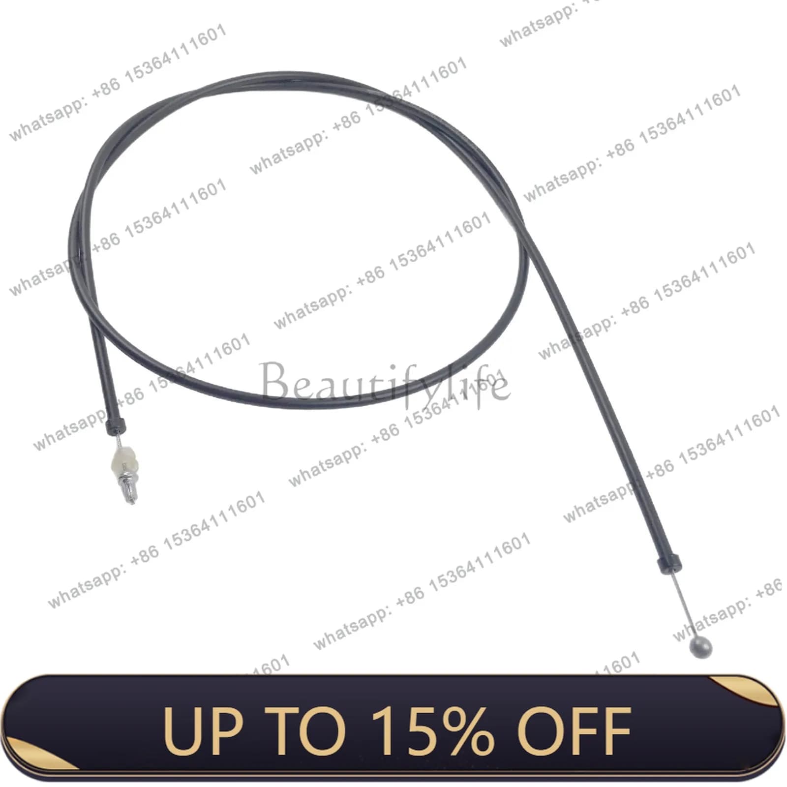 YJ Hood Release Cable 4E0823530A Fit Audi A8 2003-2010 Bonnet Control Cable