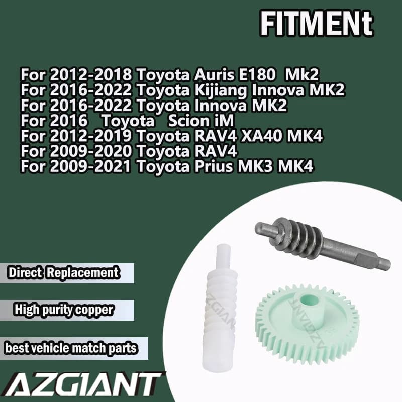 For Toyota Toyota Auris E180 Kijiang Innova MK2/Scion iM/RAV4 XA40 Prius MK3 MK4 Car Exterior power folding mirror R L gear unit