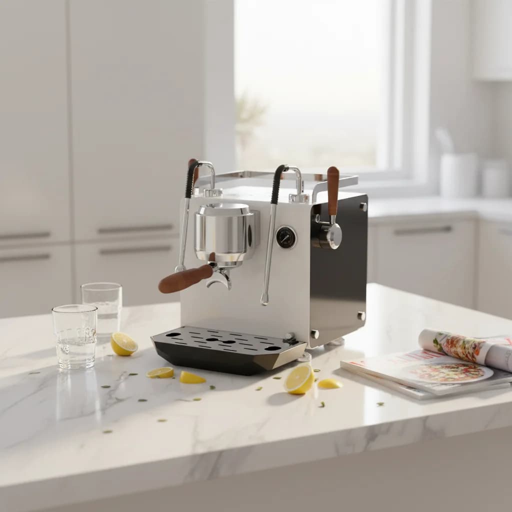 Stainless Steel Semi-Automatic Coffee Machine Stable Temperature Stepless Variable Pressure Hot Water System  Pressure
