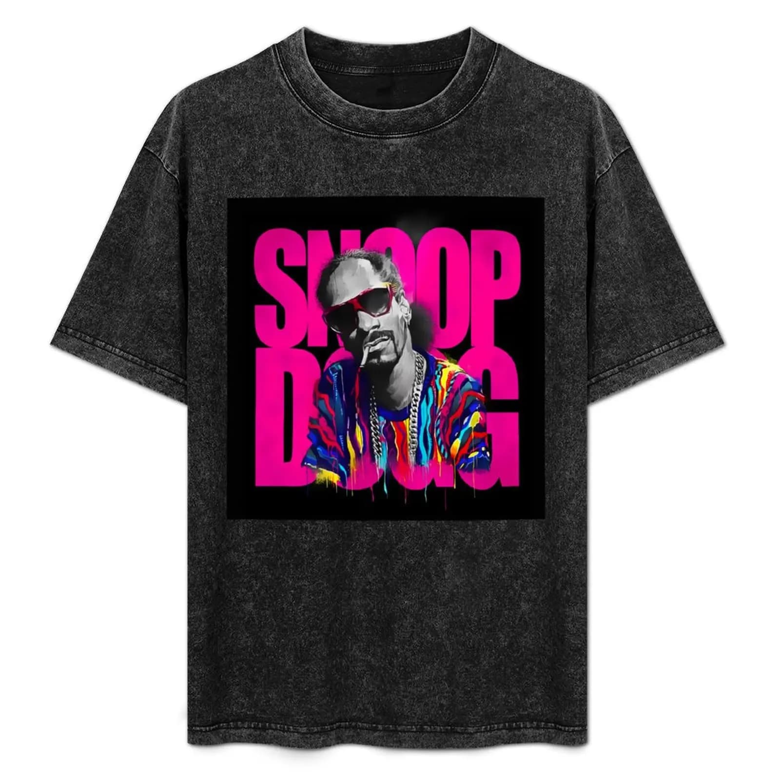 Snoop smoking T-Shirt Breathable Basic Cotton T-Shirt