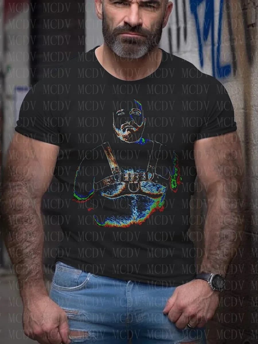 Men's Rainbow Gradient Pride Proud Butterfly Community Strength Beauty  The Colorful The Best He Him Hole LGBT3D Printed T Shirt