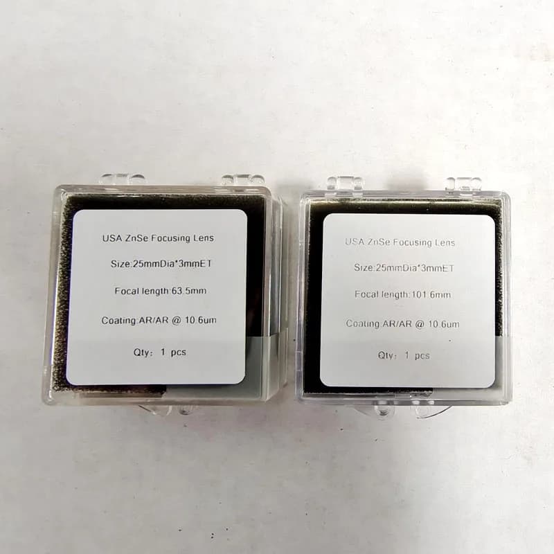 High-Accuracy CO2 Laser Machine Focus Lens 25mm Diameter 1064nm Wavelength