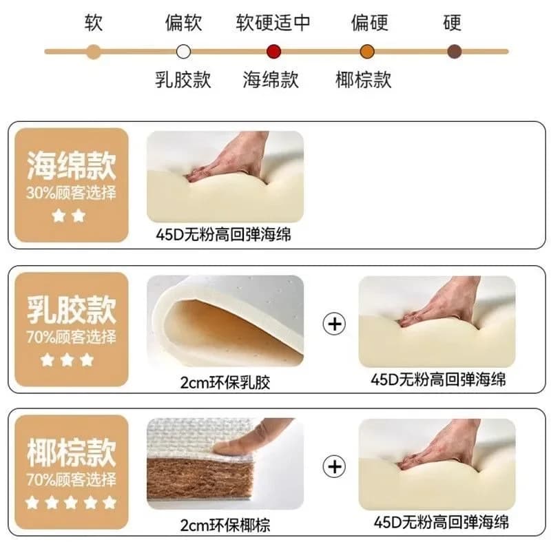 Modern Solid Wood Sofa Bed Simple Foldable Double Living Room Cream Wind Style Comfortable Home Furniture