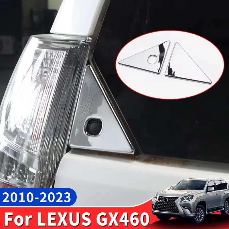 For Lexus GX460 2010-2023 2022 2021 2020 2019 2018 Rear Window Triangle Sequins GX 460 Tuning Exterior Modification Accessories