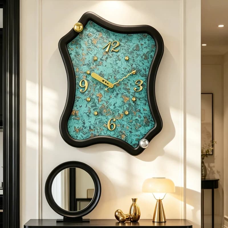 Restaurant French Creative Wall Clocks Living Room Decoration Mute Digital Clock Wall Decoration Clock Watch Room Decorations
