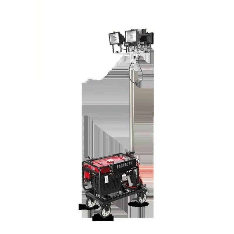Mobile lighting vehicle emergency  and flood control waterproof generator automatic lifting lighting work cover