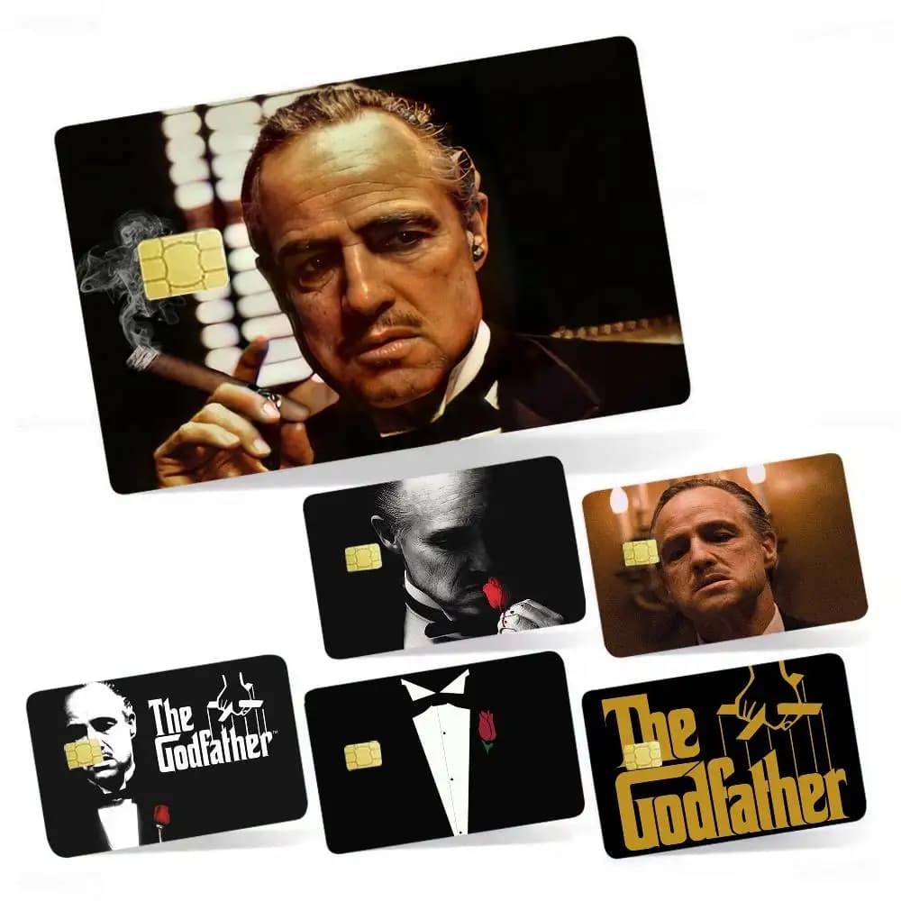 Movie The Godfather 4pcs 1Set Film Skin for Debit Credit Bank Visa Card Decal Cover