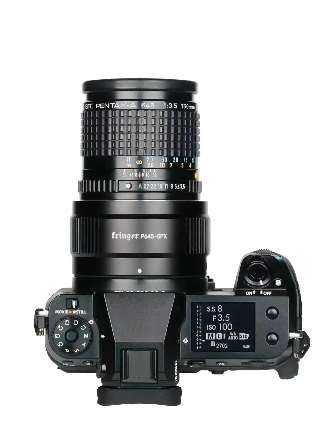 2025 hot sale Pentax P645-GFX Lens Adpter P645-GFX for Pentax 645 to Fujifilm for GFX100 GFX100S GFX100 II GFX100S II GFX50S GFX