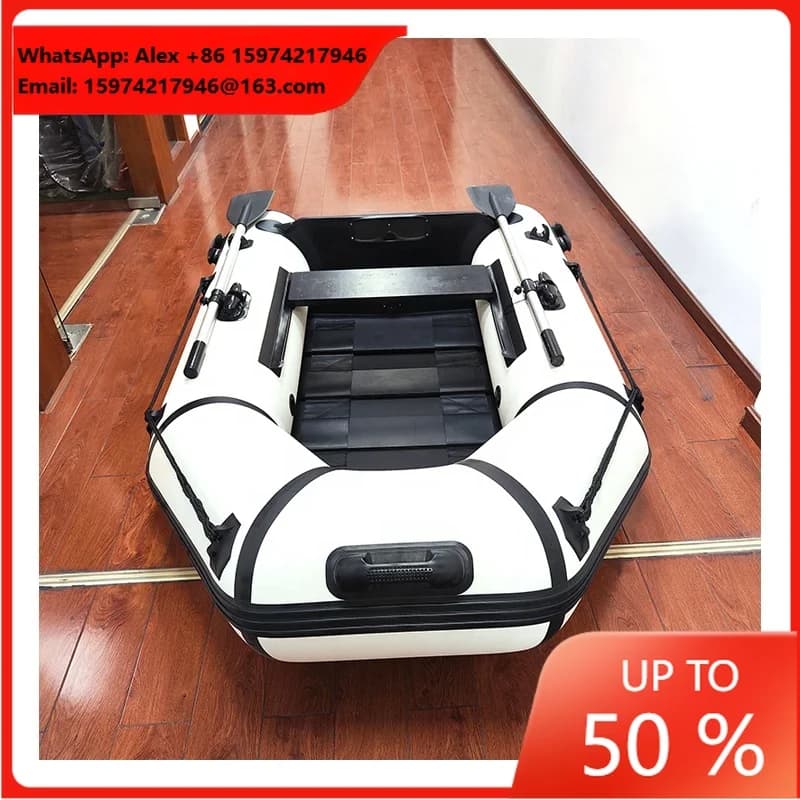 Factory Direct Custom Plastic Dinghy Portable PVC Fishing Dinghy Inflatable Rowing Boat