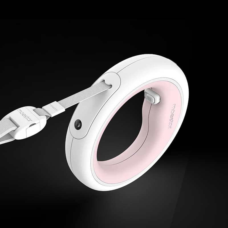 for Upgraded Moestar Dog Leads Rope Smart Dog Leash Hands Free Anti-shock Walking LED Light Retractable UFO Pet Leash