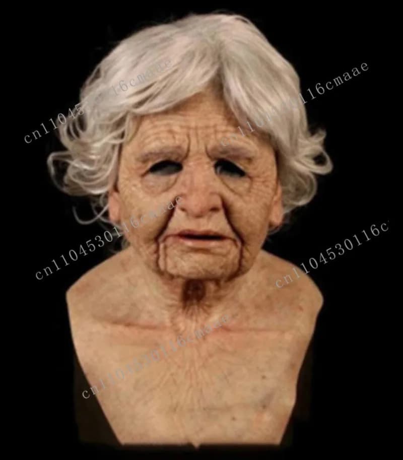 Masks for Adults Realistic Face Mask Halloween Party Cosplay Props  DD21-609