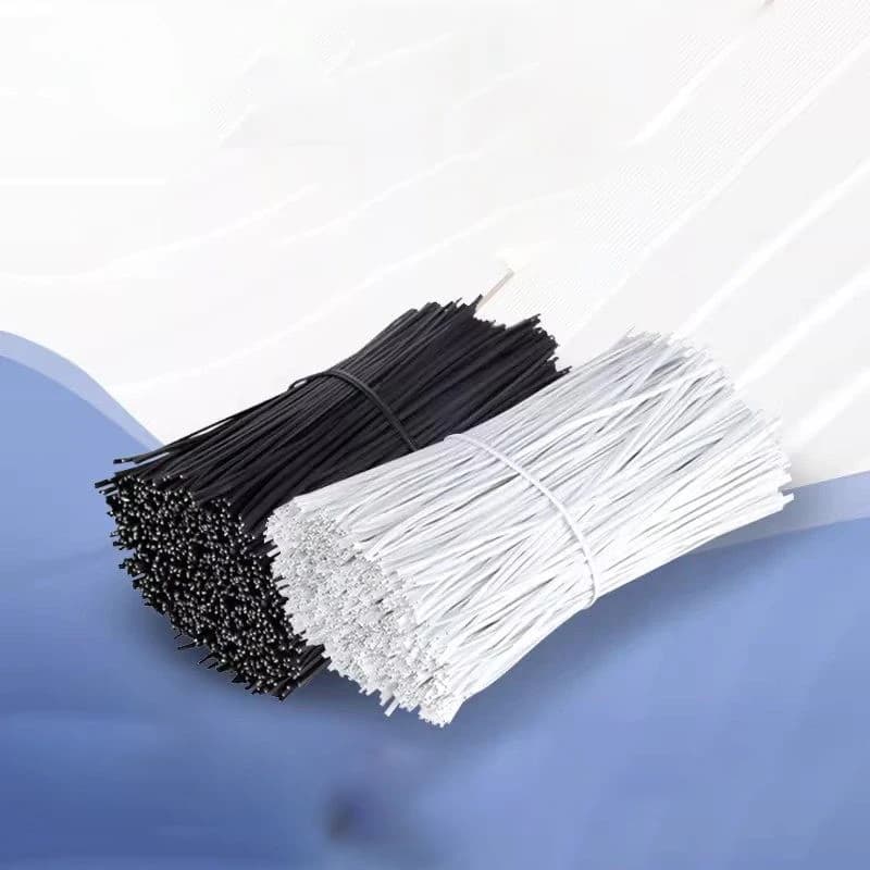 Flat electroplated galvanized wire, wrapped plastic iron wire, cable tie, wire organizer, garden branch fixing and binding strap