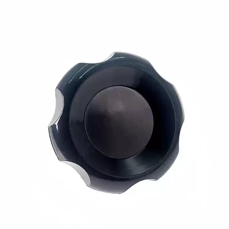 1Pc M6 M8 M10 M12 Bakelite Round Corrugated Handwheel Machine Tool Handle Six-Star Wave Wheel Hand Tighten Nuts CNC 3D Printer