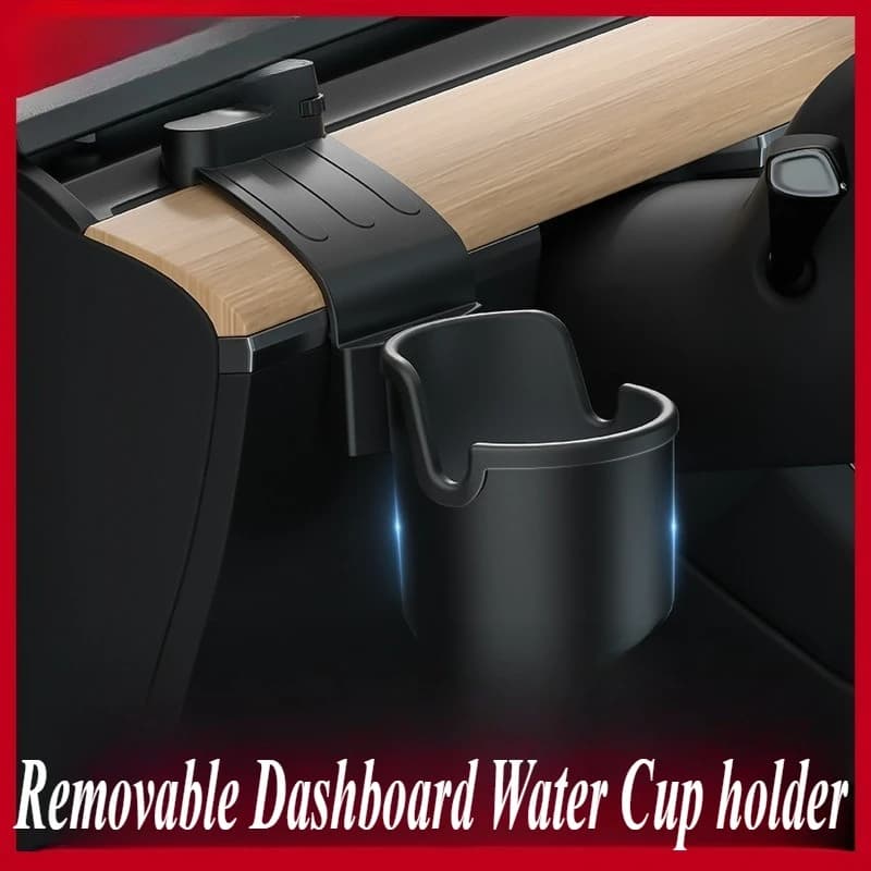 For Tesla Model 3 Y 2017-2024 Multi-function Dashboard Cupholder PhoneMount Storage Organizer Box Interior Styling Upgrade Parts
