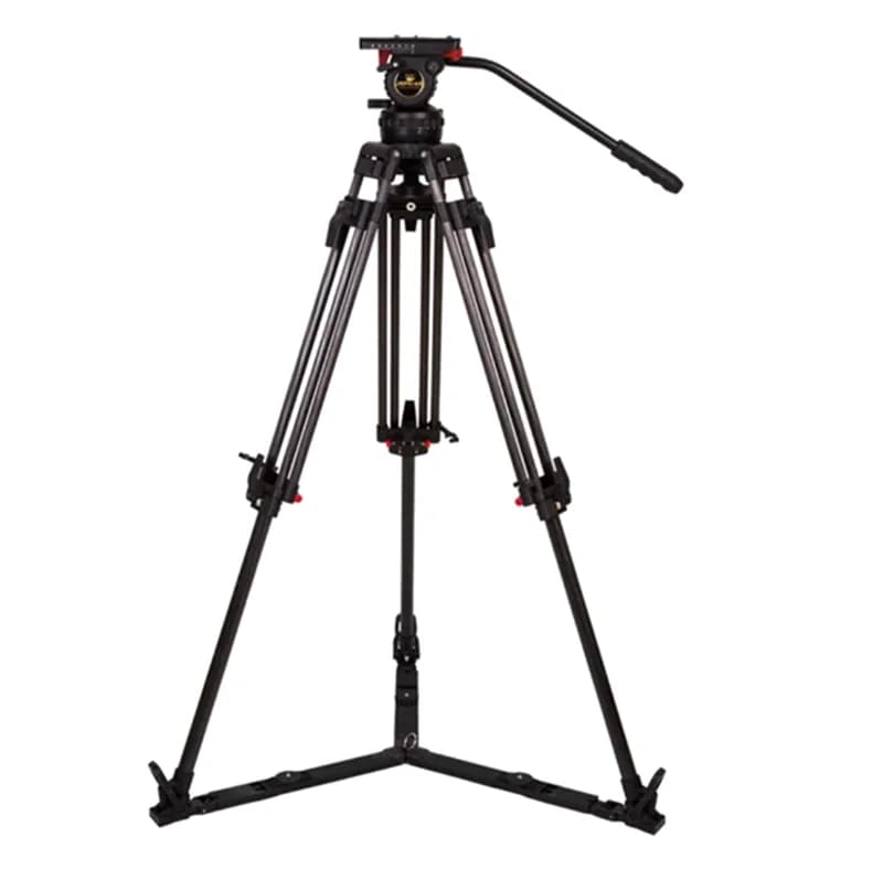 Photographic Equipment V18 Pro Professional Broadcast Heavy Duty Carbon Fiber Video Camera Tripod