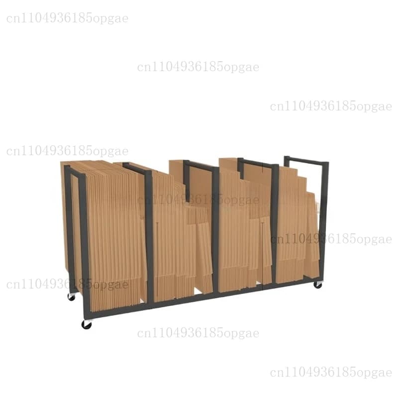 Household carton storage rack, waste cardboard box , sorting, shelf。